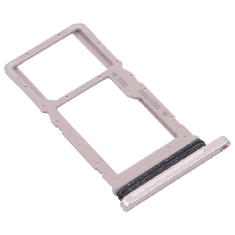 For Samsung Galaxy Tab A7 10.4 (2020) SM-T505 SIM Card Tray + Micro SD Card Tray (Gold) - Card Tray by buy2fix | Online Shopping UK | buy2fix
