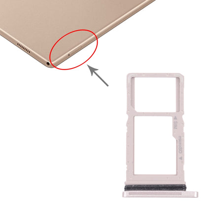 For Samsung Galaxy Tab A7 10.4 (2020) SM-T505 SIM Card Tray + Micro SD Card Tray (Gold) - Card Tray by buy2fix | Online Shopping UK | buy2fix