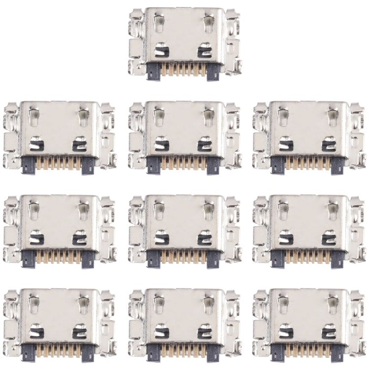 10pcs Charging Port Connector for Samsung Galaxy J3 Pro SM-J3119, SM-J3110, SM-J327, SM-J3119S - Tail Connector by buy2fix | Online Shopping UK | buy2fix