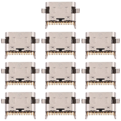 10pcs Charging Port Connector for Samsung Galaxy A22 5G SM-A226B, SM-A226B/DS, SM-A226B/DSN - Tail Connector by buy2fix | Online Shopping UK | buy2fix