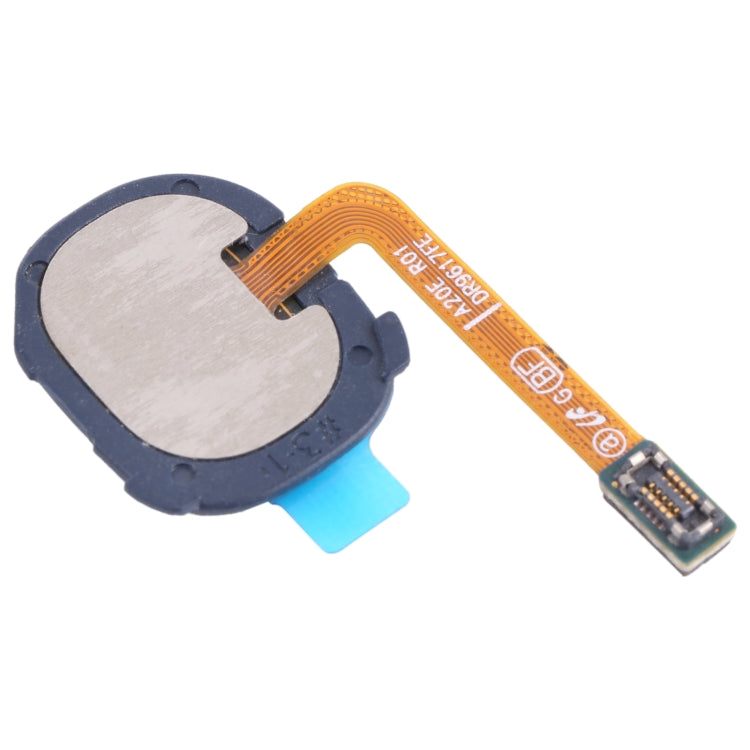 For Samsung Galaxy A20e / A20 Fingerprint Sensor Flex Cable(Blue) - Flex Cable by buy2fix | Online Shopping UK | buy2fix