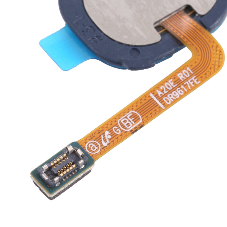 For Samsung Galaxy A20e / A20 Fingerprint Sensor Flex Cable(Blue) - Flex Cable by buy2fix | Online Shopping UK | buy2fix