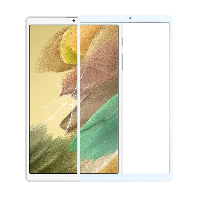 For Samsung Galaxy Tab A7 Lite SM-T220 Wifi  Front Screen Outer Glass Lens with OCA Optically Clear Adhesive (White) - Outer Glass Lens by buy2fix | Online Shopping UK | buy2fix
