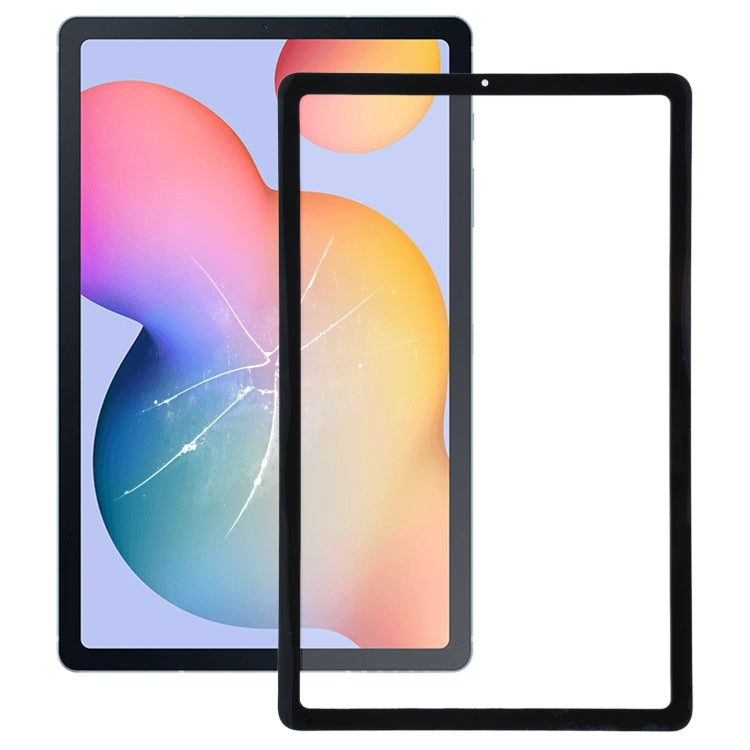 For Samsung Galaxy Tab S6 Lite SM-P610/P615 Front Screen Outer Glass Lens with OCA Optically Clear Adhesive (Black) - Outer Glass Lens by buy2fix | Online Shopping UK | buy2fix