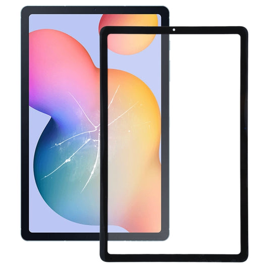 For Samsung Galaxy Tab S6 Lite SM-P610/P615 Front Screen Outer Glass Lens with OCA Optically Clear Adhesive (Black) - Outer Glass Lens by buy2fix | Online Shopping UK | buy2fix