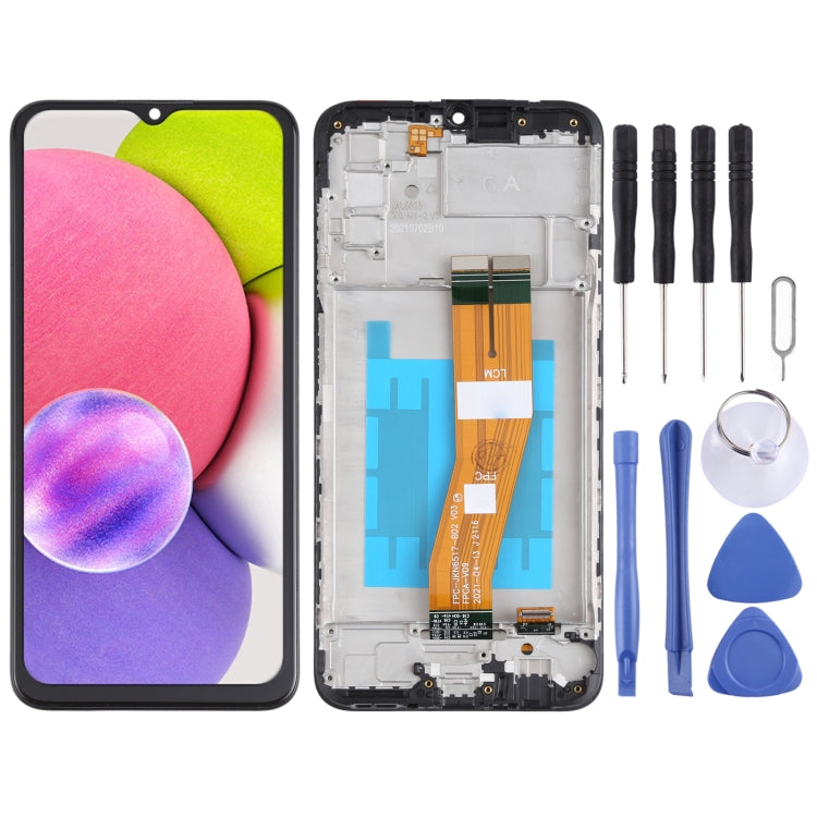 Original LCD Screen and Digitizer Full Assembly with Frame for Samsung Galaxy A03s SM-A037F - LCD Screen by buy2fix | Online Shopping UK | buy2fix