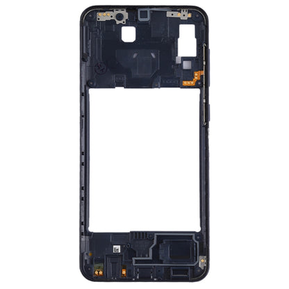 For Galaxy A20 Middle Frame Bezel Plate (Black) - Frame Bezel Plate by buy2fix | Online Shopping UK | buy2fix