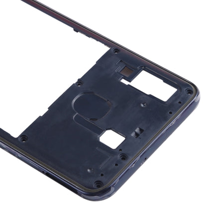 For Galaxy A20 Middle Frame Bezel Plate (Black) - Frame Bezel Plate by buy2fix | Online Shopping UK | buy2fix