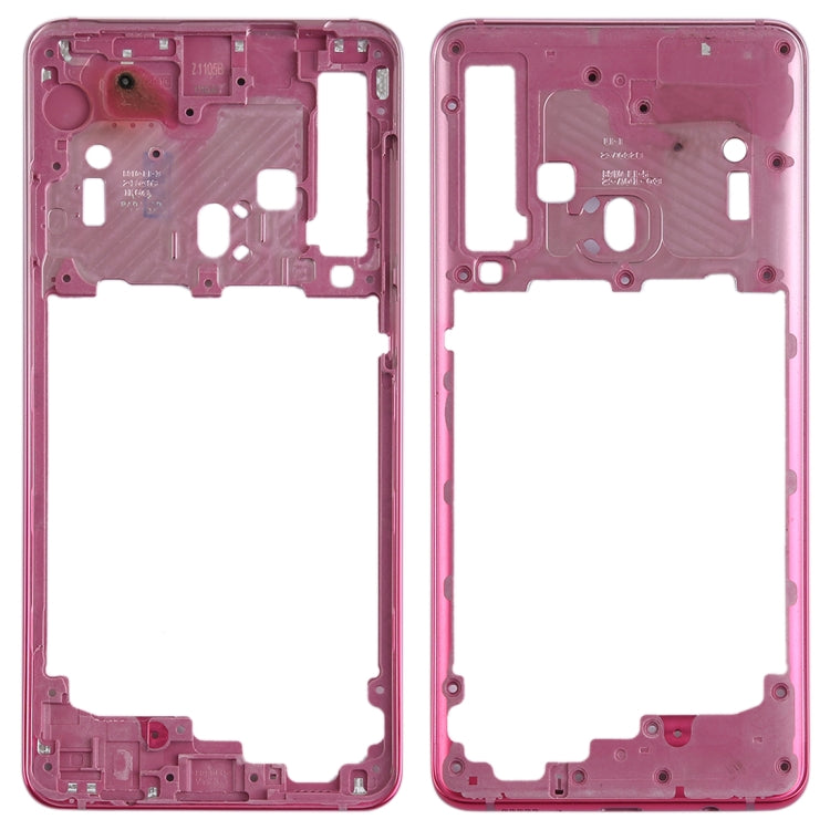 For Galaxy A9 (2018) Middle Frame Bezel Plate (Rose Gold) - Frame Bezel Plate by buy2fix | Online Shopping UK | buy2fix