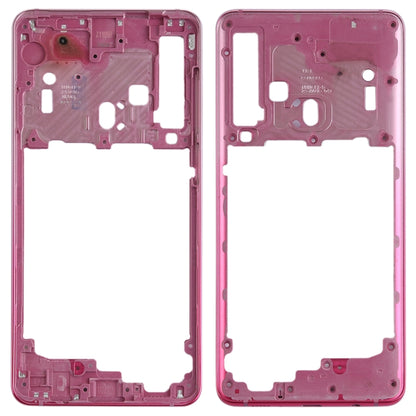 For Galaxy A9 (2018) Middle Frame Bezel Plate (Rose Gold) - Frame Bezel Plate by buy2fix | Online Shopping UK | buy2fix