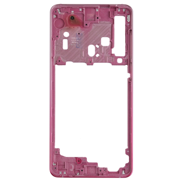 For Galaxy A9 (2018) Middle Frame Bezel Plate (Rose Gold) - Frame Bezel Plate by buy2fix | Online Shopping UK | buy2fix