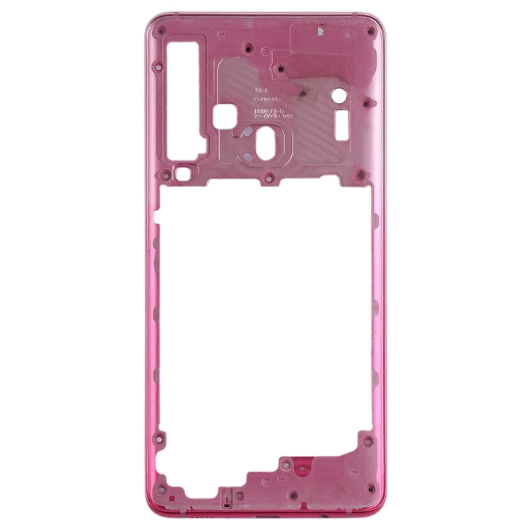 For Galaxy A9 (2018) Middle Frame Bezel Plate (Rose Gold) - Frame Bezel Plate by buy2fix | Online Shopping UK | buy2fix