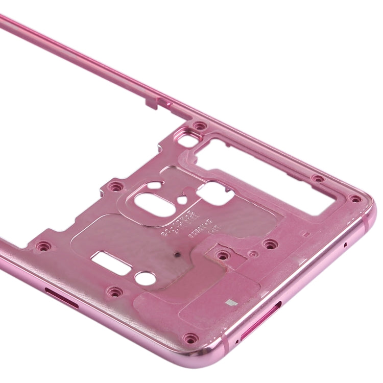 For Galaxy A9 (2018) Middle Frame Bezel Plate (Rose Gold) - Frame Bezel Plate by buy2fix | Online Shopping UK | buy2fix