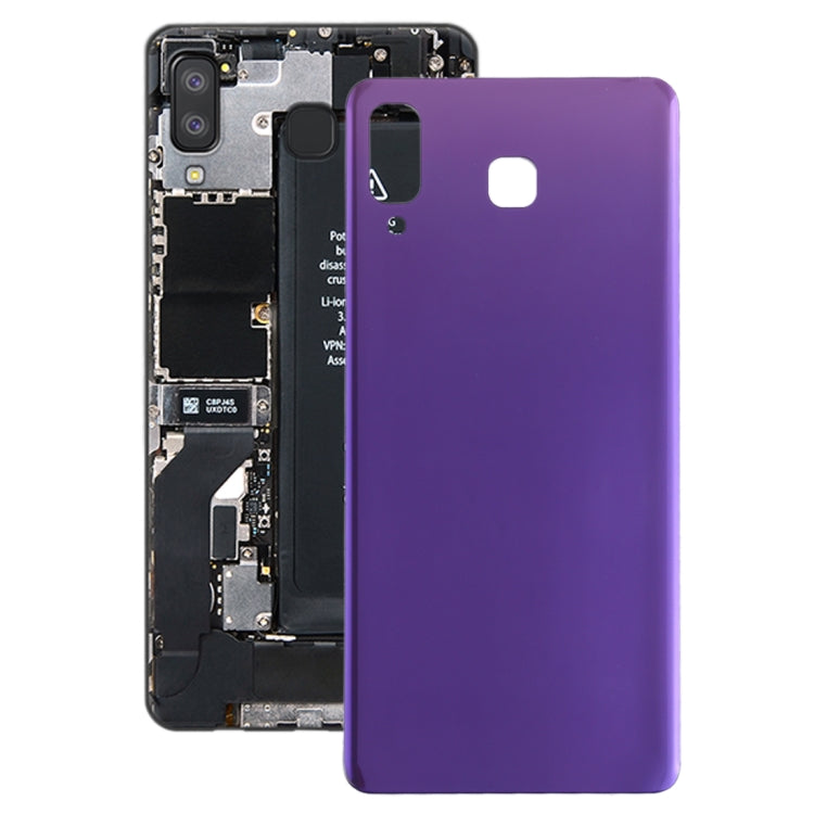 For Galaxy A8 Star / A9 Star Battery Back Cover (Purple) - Back Cover by buy2fix | Online Shopping UK | buy2fix