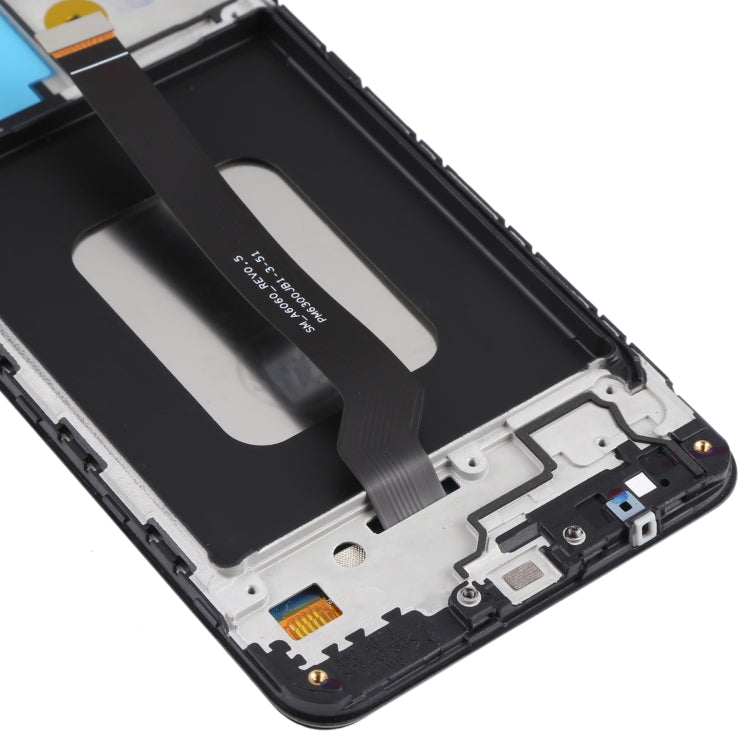 Original LCD Screen for Samsung Galaxy A60 SM-A606 Digitizer Full Assembly with Frame (Black) - LCD Screen by buy2fix | Online Shopping UK | buy2fix