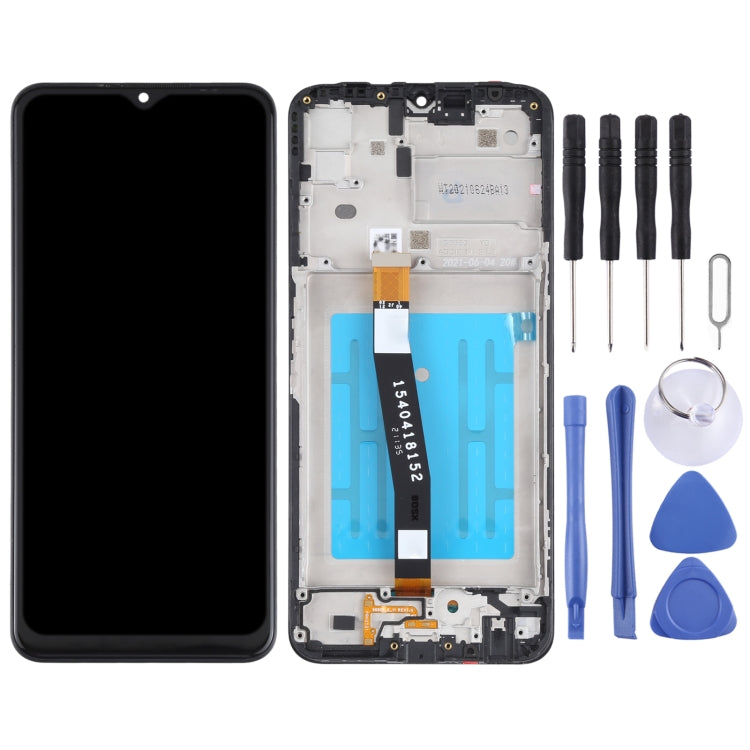 Original LCD Screen for Samsung Galaxy A22 5G SM-A226 Digitizer Full Assembly with Frame (Black) - LCD Screen by buy2fix | Online Shopping UK | buy2fix