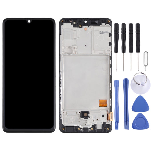 Original Super AMOLED LCD Screen for Samsung Galaxy A41 SM-A415 Digitizer Full Assembly with Frame (Black) - LCD Screen by buy2fix | Online Shopping UK | buy2fix