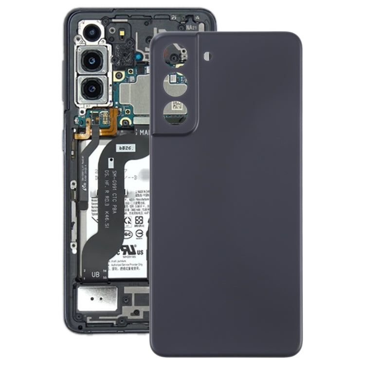 For Samsung Galaxy S21 FE 5G SM-G990B Battery Back Cover (Black) - Back Cover by buy2fix | Online Shopping UK | buy2fix