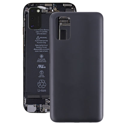 For Samsung Galaxy A03s SM-A037 Battery Back Cover (Black) - Back Cover by buy2fix | Online Shopping UK | buy2fix