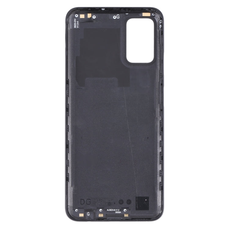 For Samsung Galaxy A03s SM-A037 Battery Back Cover (Black) - Back Cover by buy2fix | Online Shopping UK | buy2fix
