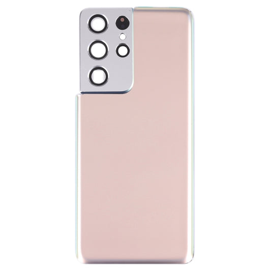 For Samsung Galaxy S21 Ultra 5G Battery Back Cover with Camera Lens Cover (Gold) - Back Cover by buy2fix | Online Shopping UK | buy2fix