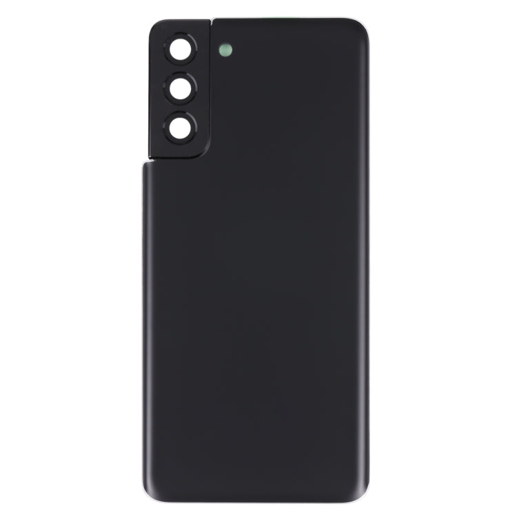 For Samsung Galaxy S21+ 5G Battery Back Cover with Camera Lens Cover (Black) - Back Cover by buy2fix | Online Shopping UK | buy2fix