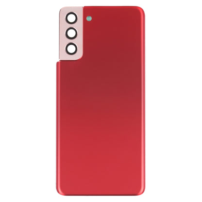 For Samsung Galaxy S21+ 5G Battery Back Cover with Camera Lens Cover (Red) - Back Cover by buy2fix | Online Shopping UK | buy2fix