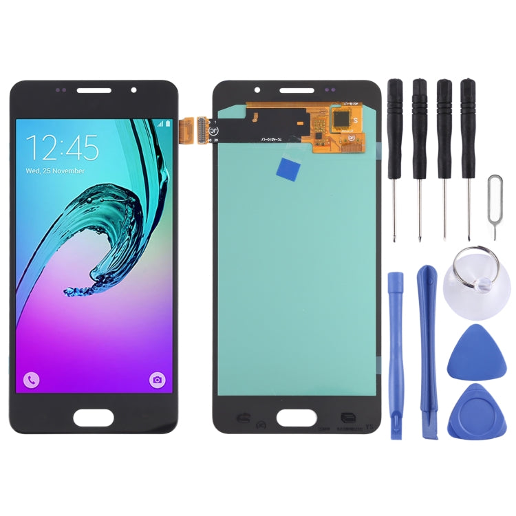 OLED LCD Screen for Samsung Galaxy A5 (2016) SM-A510 With Digitizer Full Assembly (Black) - LCD Screen by buy2fix | Online Shopping UK | buy2fix