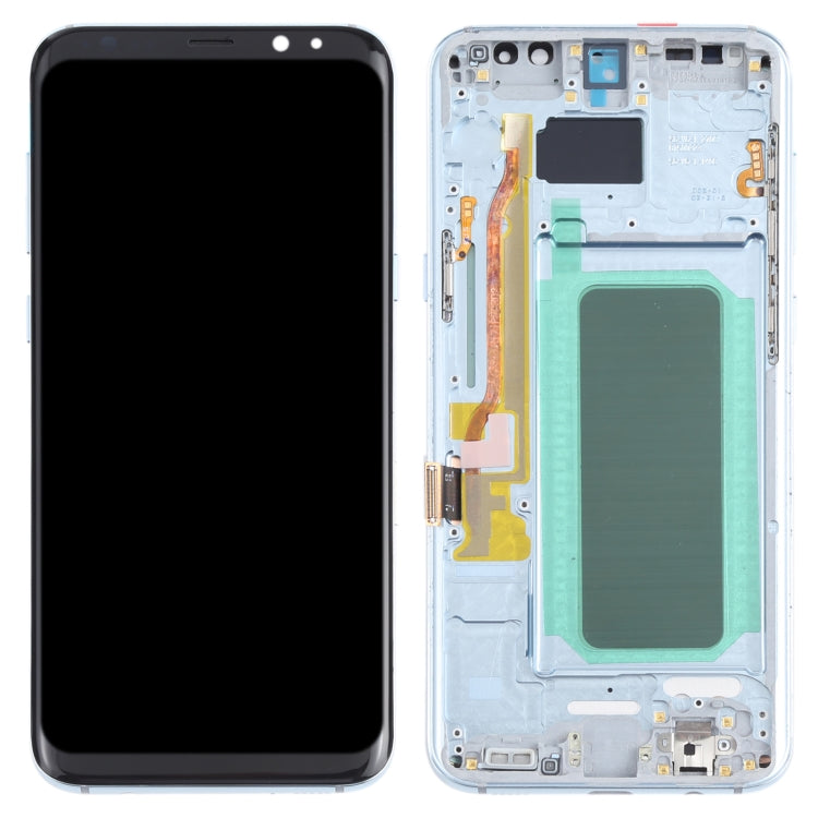 OLED LCD Screen for Samsung Galaxy S8+ SM-G955 With Digitizer Full Assembly with Frame (Blue) - LCD Screen by buy2fix | Online Shopping UK | buy2fix