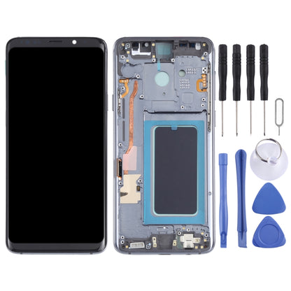 OLED LCD Screen for Samsung Galaxy S9+ SM-G965 Digitizer Full Assembly with Frame (Grey) - LCD Screen by buy2fix | Online Shopping UK | buy2fix