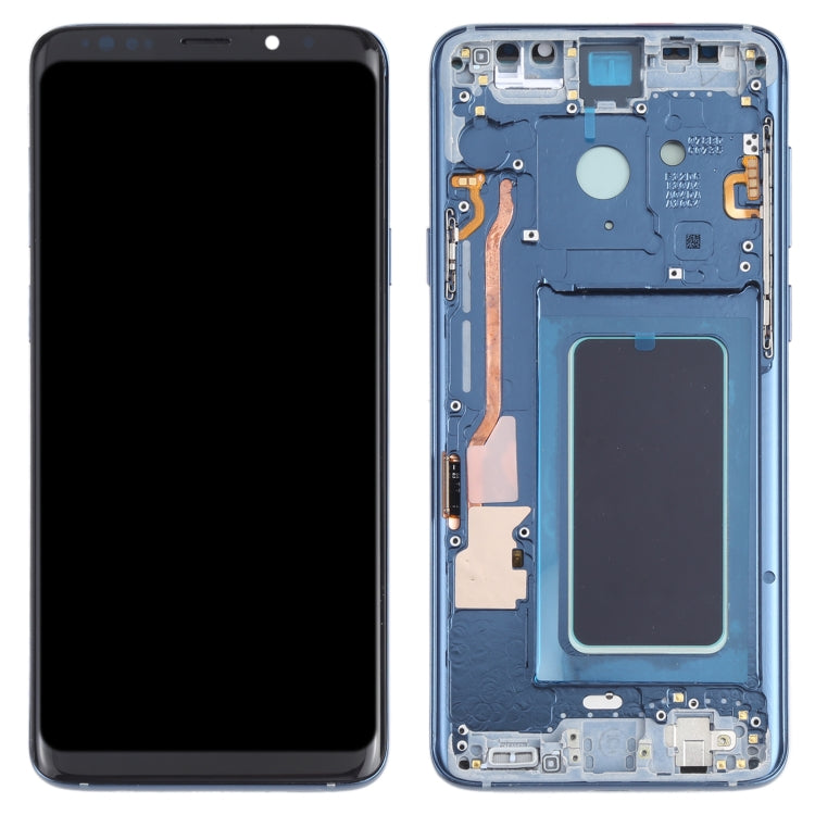 OLED LCD Screen for Samsung Galaxy S9+ SM-G965 Digitizer Full Assembly with Frame (Blue) - LCD Screen by buy2fix | Online Shopping UK | buy2fix