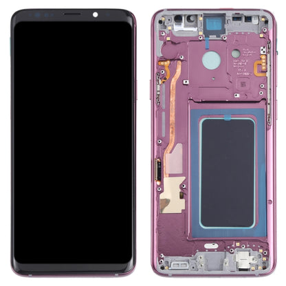 OLED LCD Screen for Samsung Galaxy S9+ SM-G965 Digitizer Full Assembly with Frame (Purple) - LCD Screen by buy2fix | Online Shopping UK | buy2fix