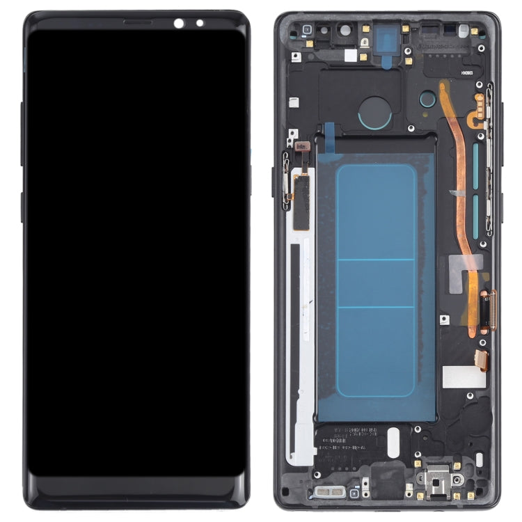 OLED LCD Screen for Samsung Galaxy Note 8 SM-N950 Digitizer Full Assembly with Frame (Black) - LCD Screen by buy2fix | Online Shopping UK | buy2fix