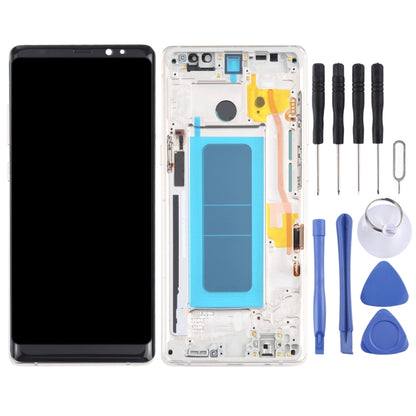 OLED LCD Screen for Samsung Galaxy Note 8 SM-N950 Digitizer Full Assembly with Frame (Gold) - LCD Screen by buy2fix | Online Shopping UK | buy2fix