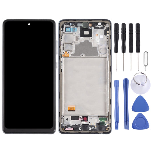 incell Material LCD Screen and Digitizer Full Assembly with Frame (Not Supporting Fingerprint Identification) for Samsung Galaxy A72 4G SM-A725 - LCD Screen by buy2fix | Online Shopping UK | buy2fix