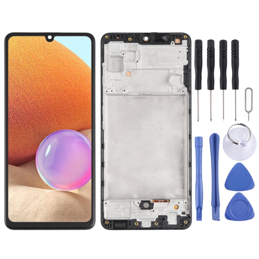incell Material LCD Screen and Digitizer Full Assembly with Frame (Not Supporting Fingerprint Identification) for Samsung Galaxy A32 4G SM-A325 - LCD Screen by buy2fix | Online Shopping UK | buy2fix