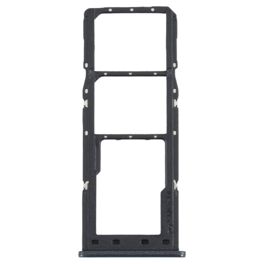 For Samsung Galaxy M12 SM-M127 SIM Card Tray + SIM Card Tray + Micro SD Card Tray (Black) - Card Tray by buy2fix | Online Shopping UK | buy2fix