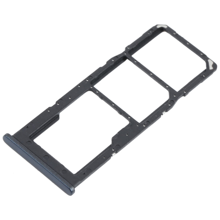 For Samsung Galaxy M12 SM-M127 SIM Card Tray + SIM Card Tray + Micro SD Card Tray (Black) - Card Tray by buy2fix | Online Shopping UK | buy2fix