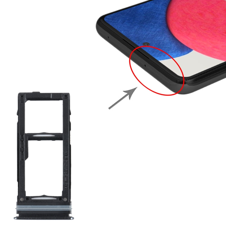 For Samsung Galaxy A52S 5G SM-A528 SIM Card Tray + SIM Card Tray / Micro SD Card Tray (Black) - Card Tray by buy2fix | Online Shopping UK | buy2fix