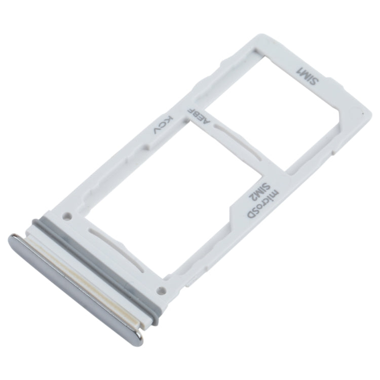 For Samsung Galaxy A52S 5G SM-A528 SIM Card Tray + SIM Card Tray / Micro SD Card Tray (Silver) - Card Tray by buy2fix | Online Shopping UK | buy2fix
