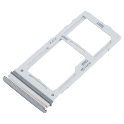 For Samsung Galaxy A52S 5G SM-A528 SIM Card Tray + SIM Card Tray / Micro SD Card Tray (Silver) - Card Tray by buy2fix | Online Shopping UK | buy2fix