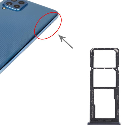 For Samsung Galaxy M32 5G SM-M326B Original SIM Card Tray + SIM Card Tray + Micro SD card tray (Black) - Card Tray by buy2fix | Online Shopping UK | buy2fix