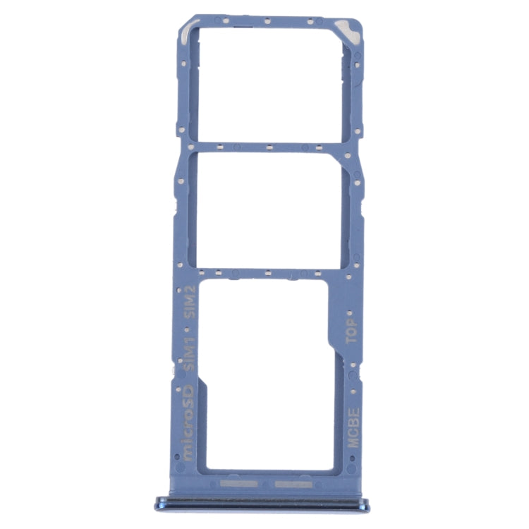 For Samsung Galaxy M32 5G SM-M326B Original SIM Card Tray + SIM Card Tray + Micro SD card tray (Blue) - Card Tray by buy2fix | Online Shopping UK | buy2fix