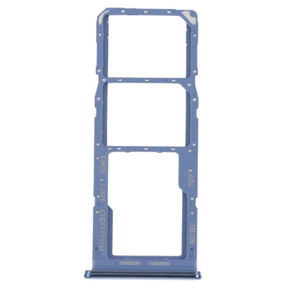 For Samsung Galaxy M32 5G SM-M326B Original SIM Card Tray + SIM Card Tray + Micro SD card tray (Blue) - Card Tray by buy2fix | Online Shopping UK | buy2fix