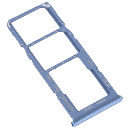 For Samsung Galaxy M32 5G SM-M326B Original SIM Card Tray + SIM Card Tray + Micro SD card tray (Blue) - Card Tray by buy2fix | Online Shopping UK | buy2fix