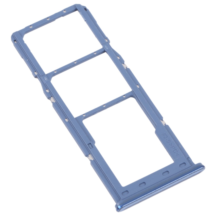 For Samsung Galaxy M32 5G SM-M326B Original SIM Card Tray + SIM Card Tray + Micro SD card tray (Blue) - Card Tray by buy2fix | Online Shopping UK | buy2fix