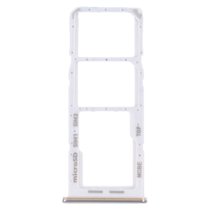 For Samsung Galaxy M32 5G SM-M326B Original SIM Card Tray + SIM Card Tray + Micro SD card tray (White) - Card Tray by buy2fix | Online Shopping UK | buy2fix