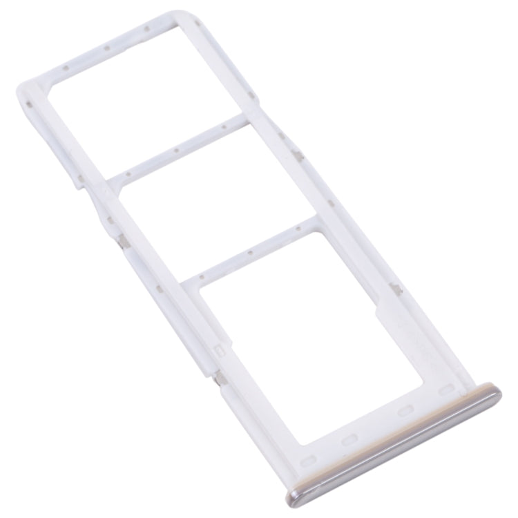 For Samsung Galaxy M32 5G SM-M326B Original SIM Card Tray + SIM Card Tray + Micro SD card tray (White) - Card Tray by buy2fix | Online Shopping UK | buy2fix
