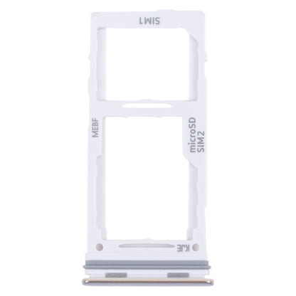 For Samsung Galaxy M52 5G SM-M526B Original SIM Card Tray + SIM Card Tray / Micro SD card tray (White) - Card Tray by buy2fix | Online Shopping UK | buy2fix