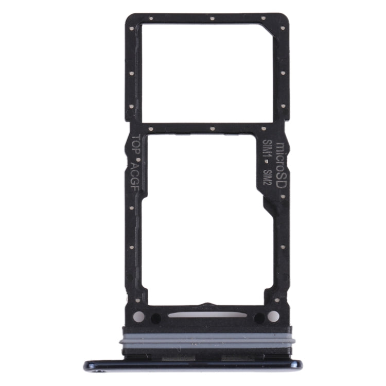For Samsung Galaxy A73 5G SM-A736B Original SIM Card Tray + SIM Card Tray / Micro SD Card Tray (Black) - Card Tray by buy2fix | Online Shopping UK | buy2fix
